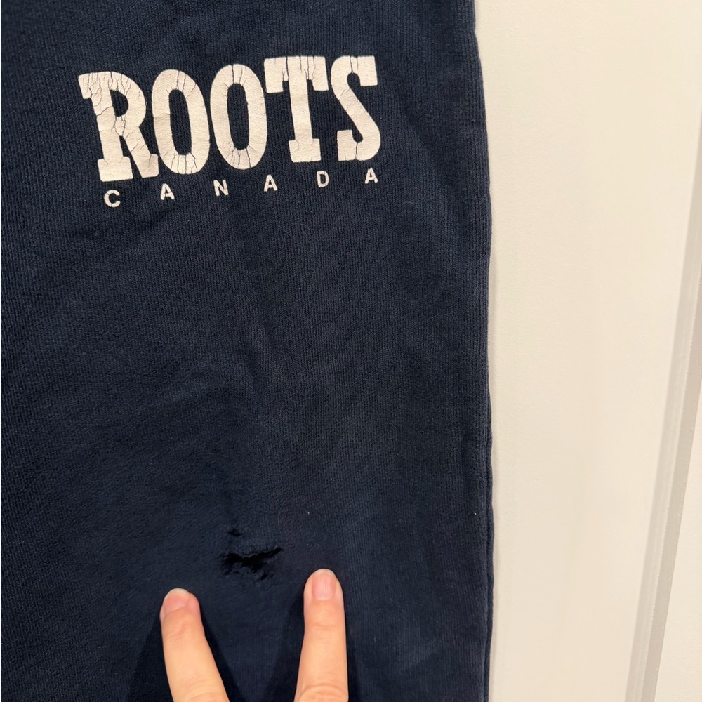 Roots Kids Navy Joggers - Picture 3 of 9